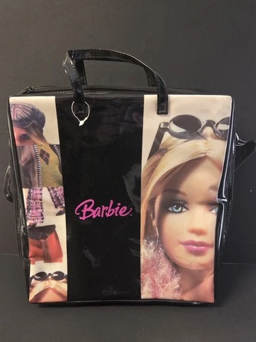 Vintage Barbie Black Fashion Fever Carry Case