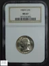 1968 D George Washington Quarter 25C NGC MS 67
