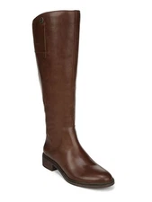 FRANCO SARTO Womens Brown Equestrian Pull Tabs Becky Riding Boot 7 M