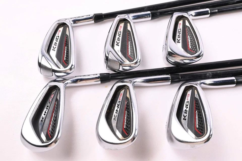 Cobra King F9 Irons / 6-PW+GW / Regular Flex Fujikura Atmos Black 6 Shafts - Image 2 of 4