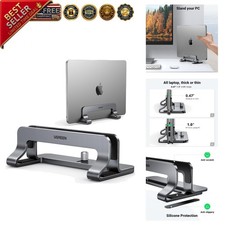 Vertical Laptop Stand Holder for Desk Compatible with MacBook Pro, MacBook Ai...