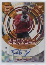 2023 Donruss Elite Turn of the Century Orange 45/99 Rakim Jarrett Auto 9r9