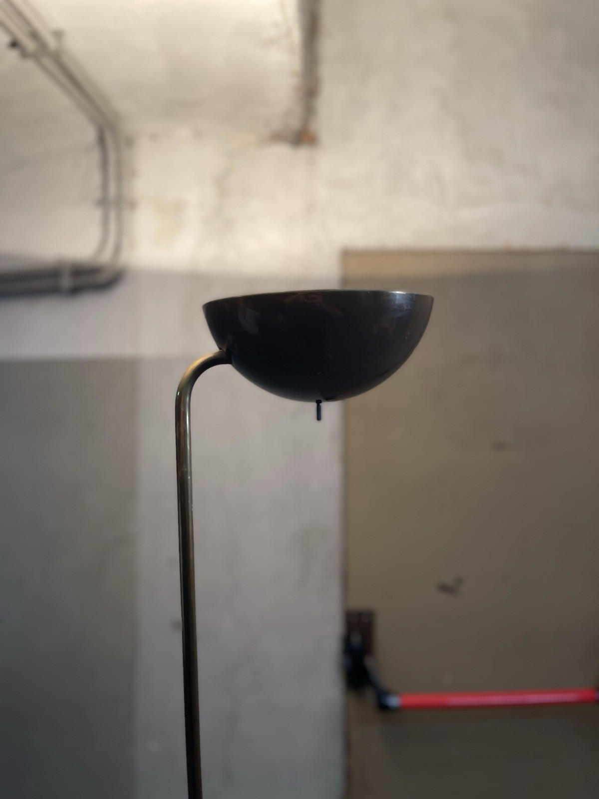 Lampada da terra Tronconi in ottone design anni '80 foto 5
