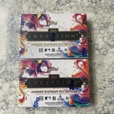 LOT of (2) 2025 Topps Inception Baseball Hobby Boxes Factory Sealed
