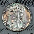 * 1945-D * SUPERB+ GEM BU MS WALKING LIBERTY HALF-DOLLAR * FROM COLLECTION