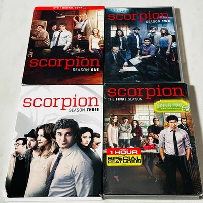 Scorpion - Complete Series Seasons 1-4 DVD 1 2 3 4 One Two Three Final