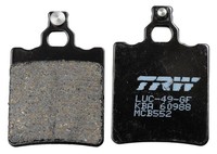 TRW BremsbeläGe Bremsbelagsatz BremsklöTze Organic Allround Hinten MCB552