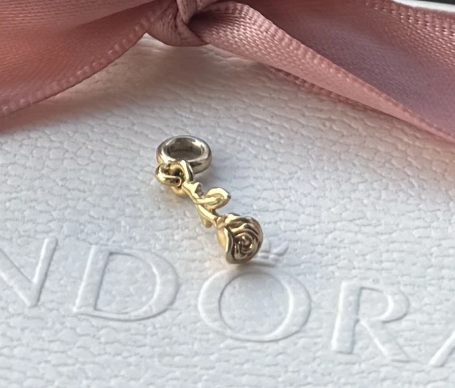 Original Pandora ME Anhänger  „Rose“ vergoldet #762467C00