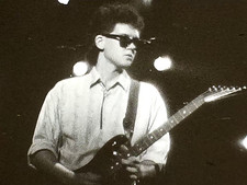 Super 8 Film Rock Concert 1990s Home Movie Big Stage Young Man Guitar Bass Drums