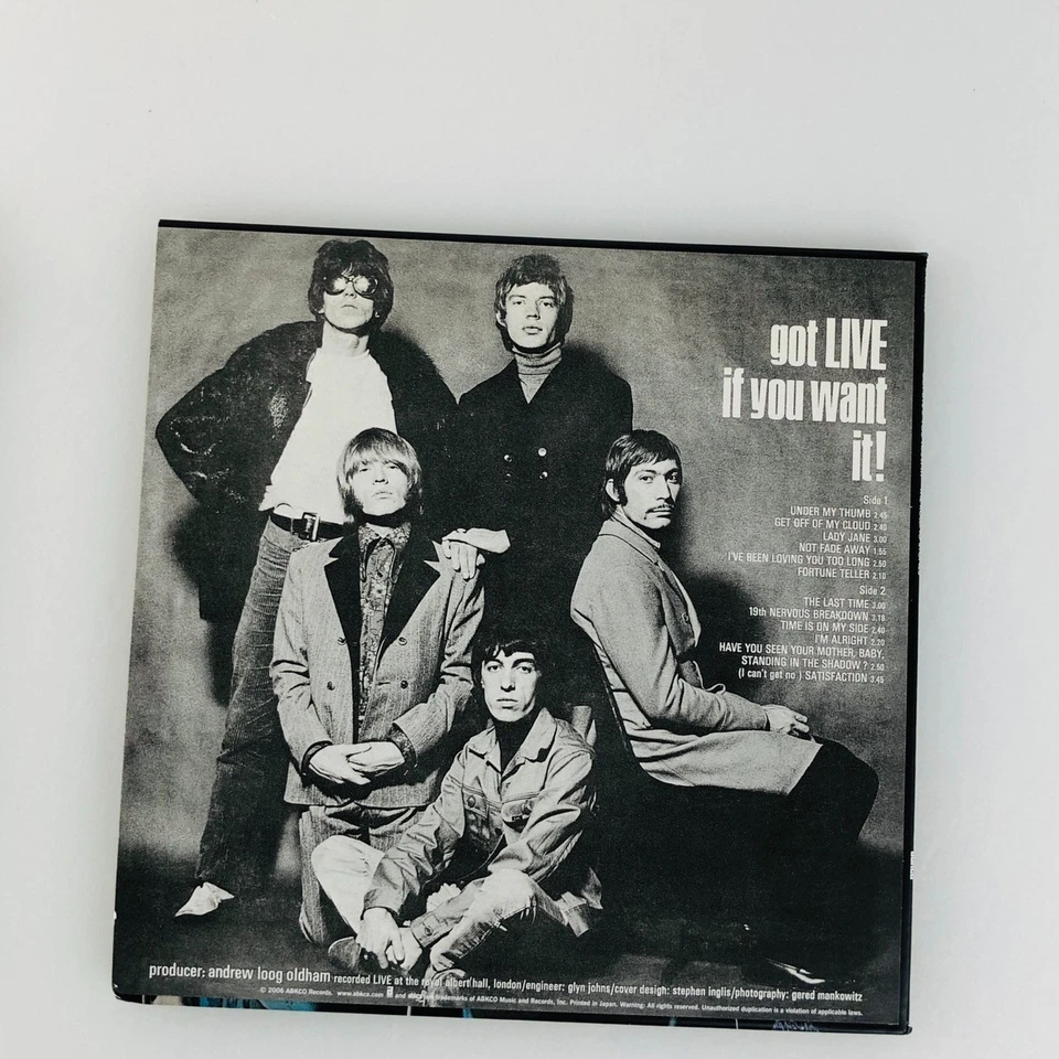 The Rolling Stones/Got Live If You Want It! [Cardboard Sleeve (JAPAN mini LP)] - Imagem 4 de 4