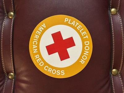 American Red Cross Platelet Donor Car Magnet