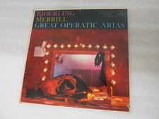 Jussi Bjoerling Robert Merrill LP GREAT OPERATIC ARIAS Vinyl LM-1841