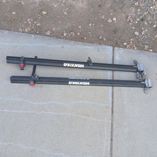 Pair Of 2 Yakima Steelhead Fork Mount Bicycle Carriers Car Roof Rack - No Key Pair Of 2 Yakima Steelhead Fork Mount Bicycle Carriers Car Roof Rack - No Key