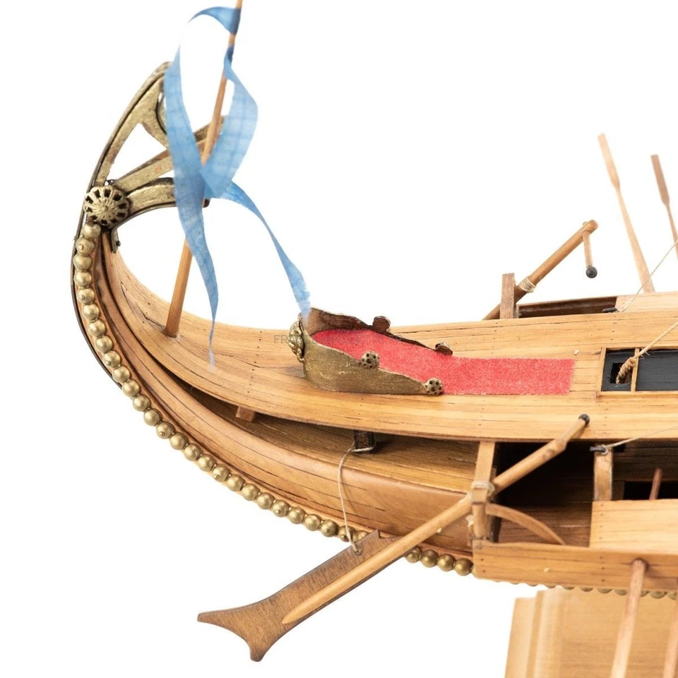 AMATI 1:35  KIT IN LEGNO NAVE BIREME GREEK WARSHIP 480 B.C. LUNGHEZZA 56 cm 1404 - Immagine 3 di 4