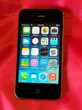 Apple iPhone 4 A1332 Black 8GB Network Locked AT T B H 75 See Pic. AS IS