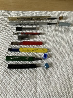 Mechanical Pencil Leads Vintage Lot -Dixon,Faber,Ingersoll,Sheaffers,K&E ..etc