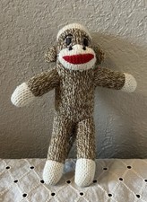 6.5 Fabric Sock Monkey Super Cute Looks Just Like The Old-fashioned Dolls