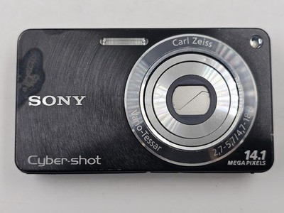Sony Cyber-shot DSC-W350 14.1 MP Digital Camera Black - Not Working