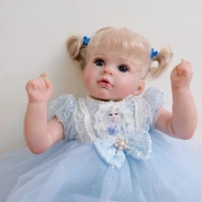 20" Toy Toddler Newborn Cloth Body Realistic Reborn Baby Dolls Lifelike Adorable