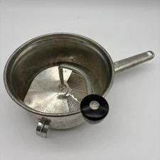 Vintage Foley Food Mill No. 101 Stainless Steel 2 Quart Masher Ricer 7" Strainer
