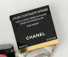 Chanel Joues Contraste Intense Cream-to-powder Ultra Fine Blush Rose Ardent