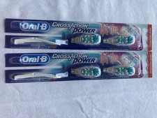 Oral-B CrossAction Power Replacement Toothbrush Heads 4 Total (2 Packs)