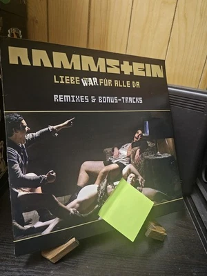 RAMMSTEIN LIEBE WAR FUR ALLE DA REMIXES + BONUS TRACKS VINYL WHITE GRAY SWIRL LP - Bild 1 von 4