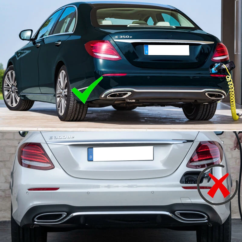 For Mercedes Benz E Class W213 16-20 Standard Bumper Rear Diffuser w/Exhaust Tip Foto 3 de 4