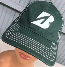 Bridgestone Green Golf B330 Strapback Baseball Cap Hat