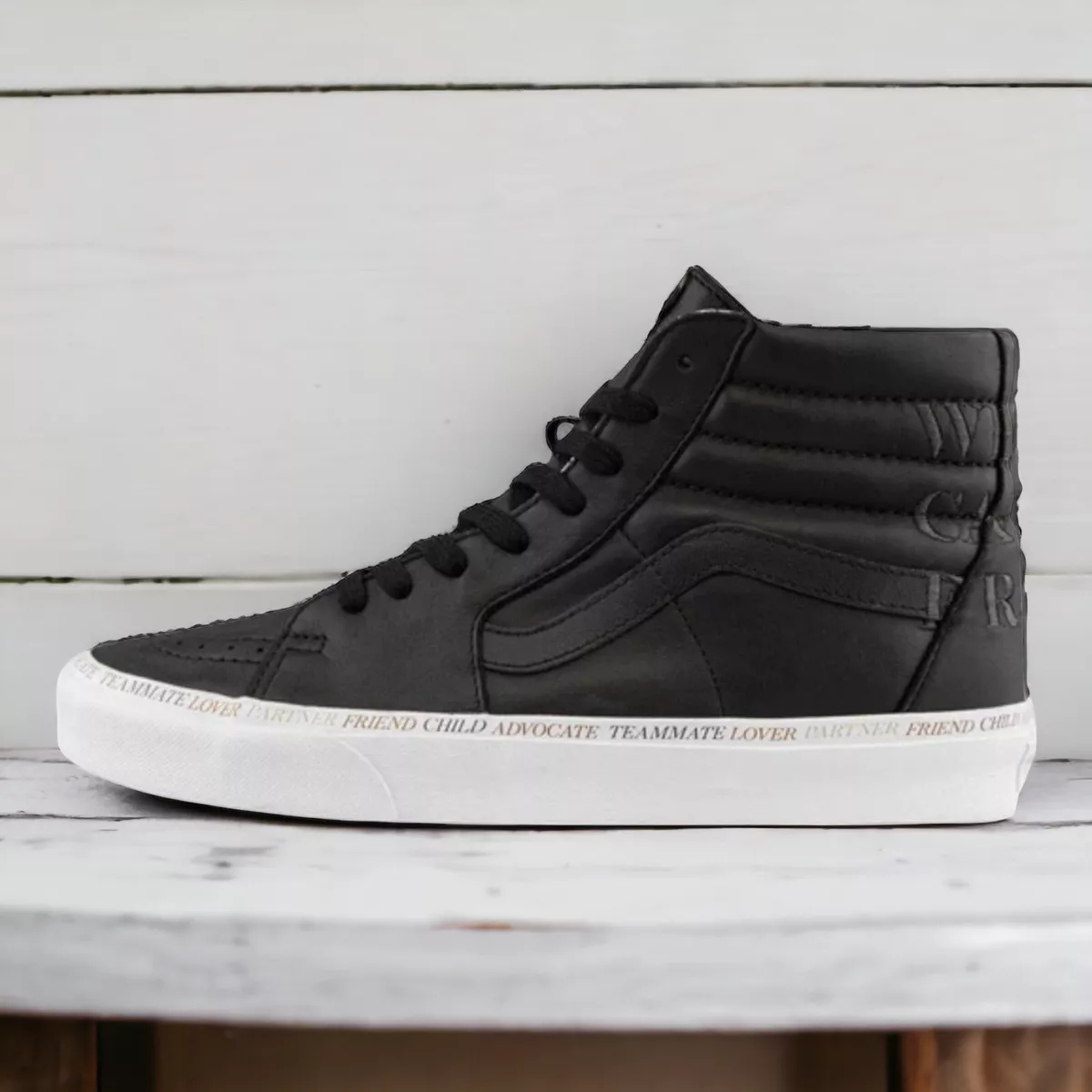 Mens white cheap vans high tops