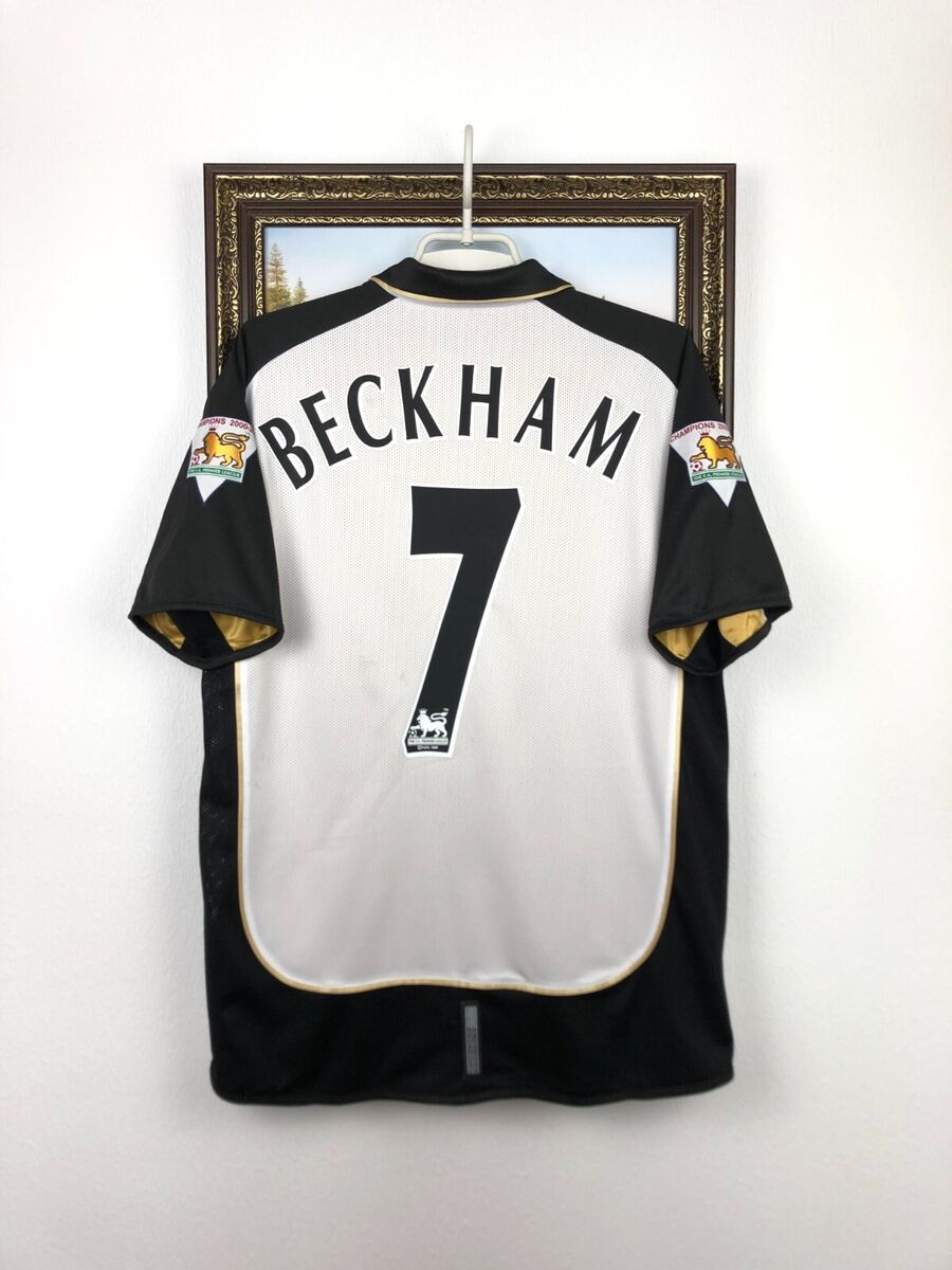 Manchester United Away football shirt 2001 Soccer #7 Beckham Manchester United Away football shirt 2001 Soccer #7 Beckham