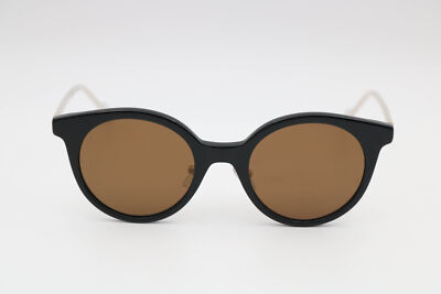 Adidas Aok007 Black/Brown Round Sunglasses 49-21-140