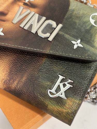 LOUIS VUITTON Masters Pochette Chain Wallet DA VINCI Mona Lisa Jeff Koons NEW - Bild 15 von 17