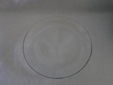 Clear Glass Plate 9"w Unmarked