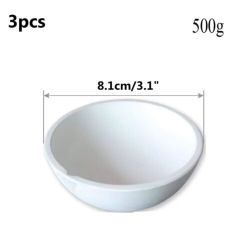 3pcs Ceramic Crucible Bowl Dish Cup Furnace Melting Casting Refining Gold Silver - Picture 13 of 37