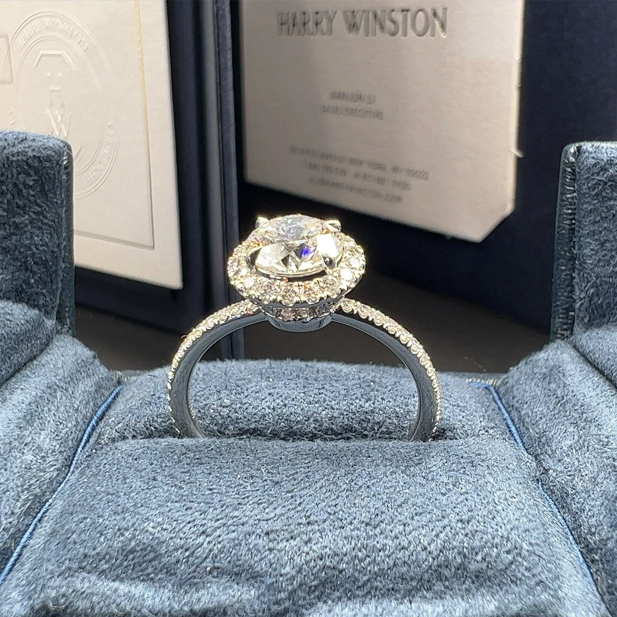 Attraction 1.10 carat diamond engagement ring | Harry Winston | The  Jewellery Editor