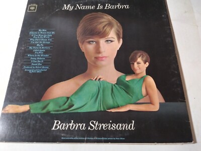 Barbra Streisand - My Name Is Barbra VG+ Original Mono Columbia LP