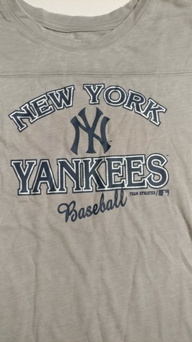 MLB New York Yankees Girls Short Sleeve jersey stripe T Shirt Size XS 4/5 - 第 2/5 張圖片