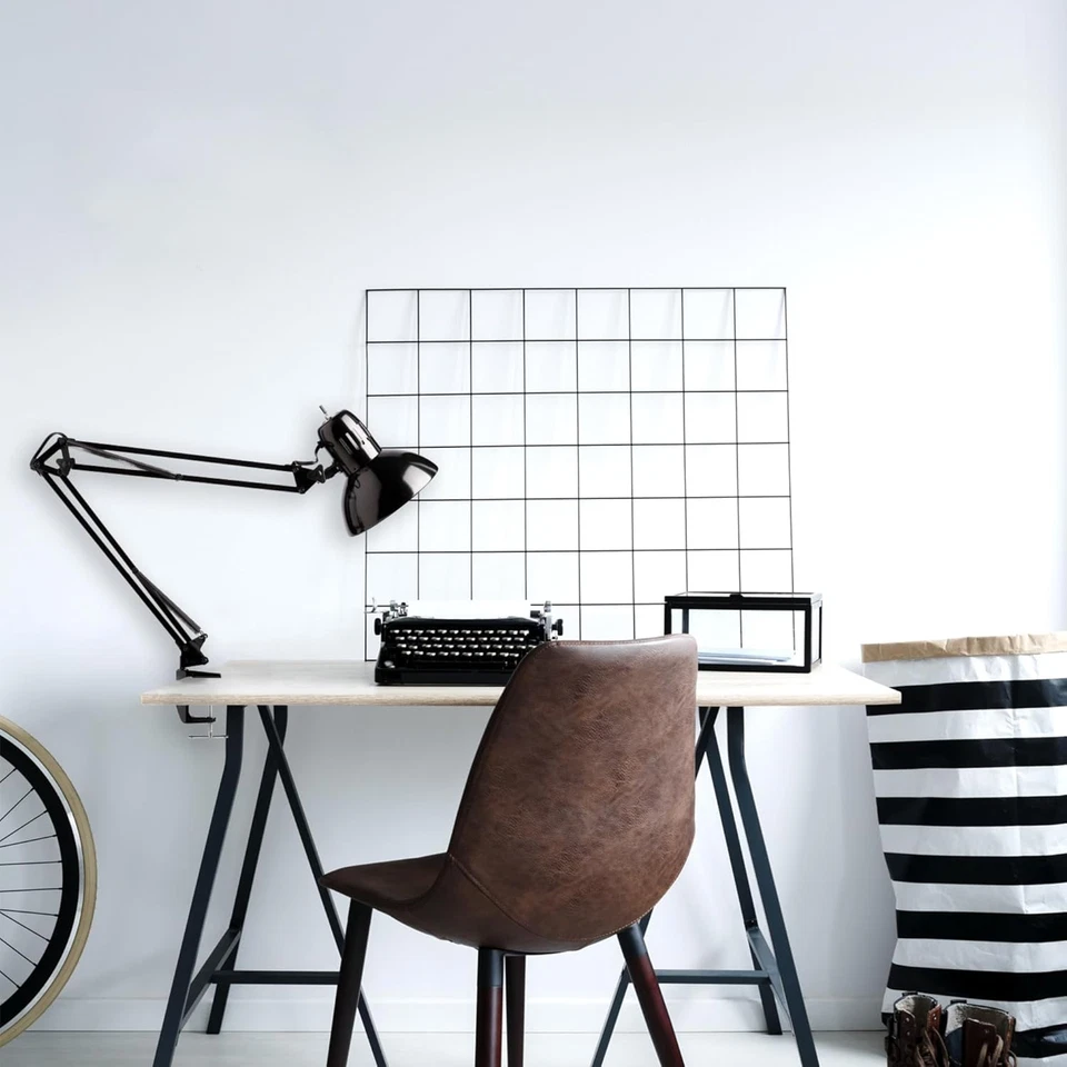 Globe Electric 12641 Architect 32" Swing-Arm Clamp-On Lamp, Black Architect, Fin - Image 2 of 4