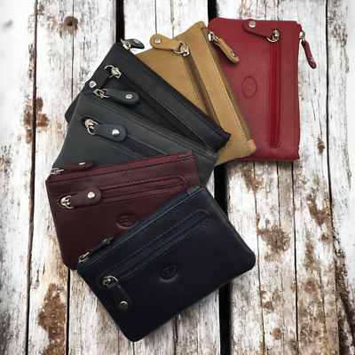 MIRKUZI Portamonete Da Donna, Portafoglio Piccolo Da Donna In Morbida Pelle PU Portamonete Portatile Con Cerniera Portachiavi (nero Rosa - Foto 4