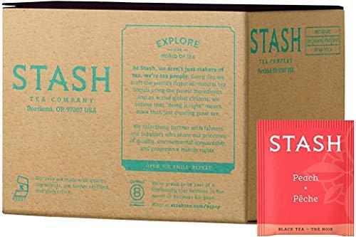 Peach Black Tea, Box Of 100 Tea Bags (packaging May Vary)