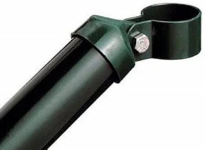 BELGA Strebenkappe mit Schelle 44/48 mm IA Ø für Zaunpfähle grün