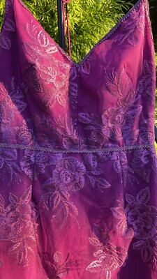 Marchesa Notte Fuchsia Ombr Lace Cocktail Dress Pink Purple | eBay