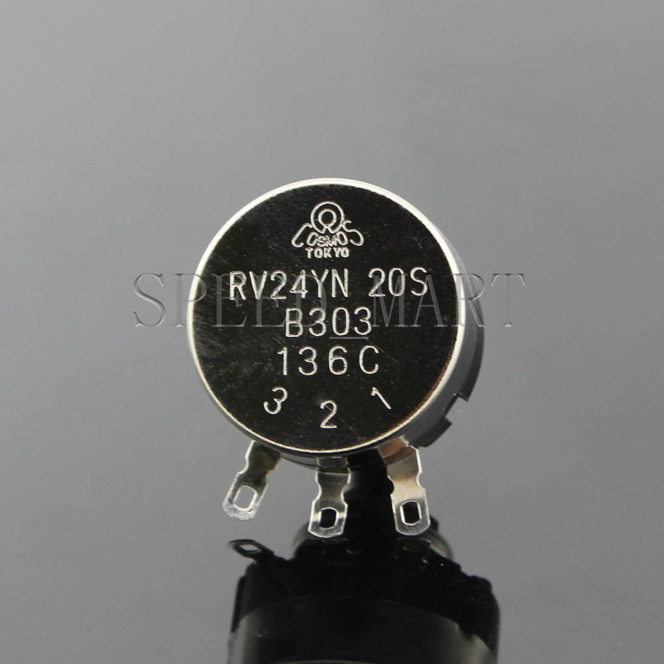 The Lord Of The Tools Geschwindigkeitspotentiometer RV24YN 20S B303 – 2 Stück, 30 KΩ, Kohlenstofffolie, Für Elektromobile & Roller