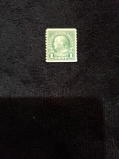 US Stamp-Scott 597-1c-Mint/LH-NG-1923-1929-Coil-Perf. 10-Vertically