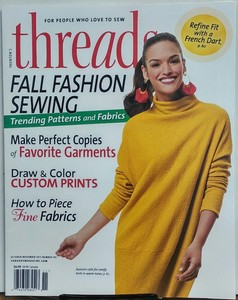 Taunton's Threads Oct Nov 2017 Fall Fashion Sewing 