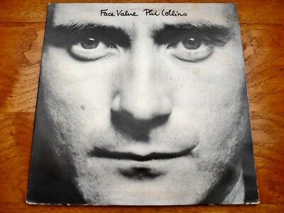 Phil Collins   Face Value   1981 Atlantic Records Original Press Vinyl LP  