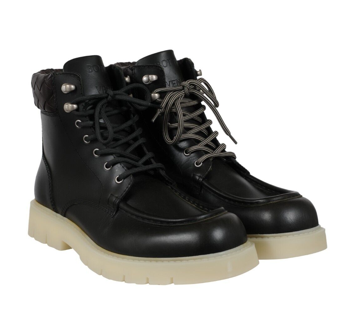 Bottega Veneta Mens Haddock Lace Up Ankle Boots US 12 EU 45 Bottega Veneta Mens Haddock Lace Up Ankle Boots US 12 EU 45