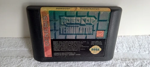 RoboCop VS Terminator (Sega Genesis, 1993) Tested Authentic Game Cartridge Only