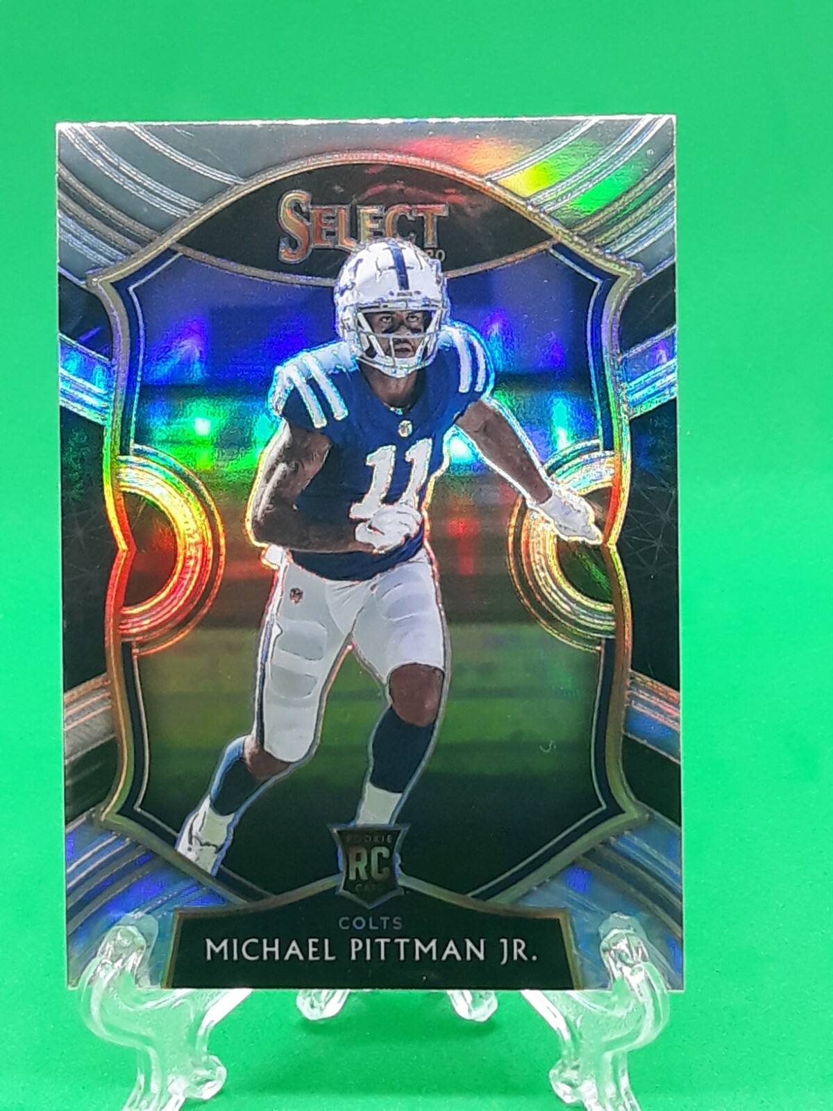 2020 SELECT MICHAEL PITTMAN JR ROOKIE SILVER PRIZM SP #62 INDIANAPOLIS COLTS